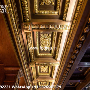 Wooden Classic Ceiling Design Pop Ceiling Design Simple No-10069