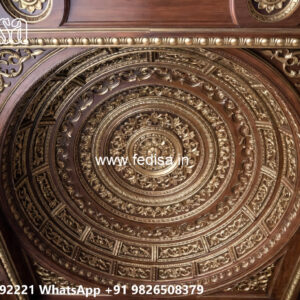 Wooden Classic Ceiling Design Pop Cornice Molding Design No-10080