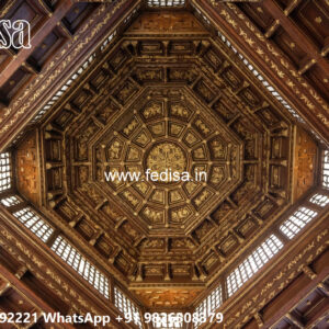 Wooden Classic Ceiling Design Fall Ceiling Pop No-10081