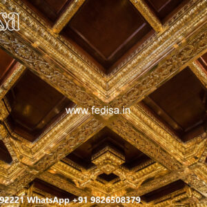 Wooden Classic Ceiling Design Hall New Ceiling Design No-10084
