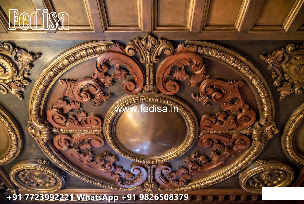 Wooden Classic Ceiling Design Forsling Design Simple No-10092