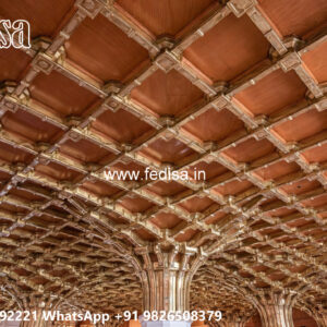 Wooden Classic Ceiling Design Pop Minus Plus Design 2026 No-10096
