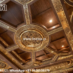 Wooden Classic Ceiling Design Forsling Design For Bedroom No-10103