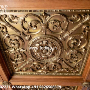 Wooden Classic Ceiling Design Minus Plus Pop Ke Design No-10120