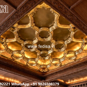 Wooden Classic Ceiling Design Ceiling Design Cement No-10139