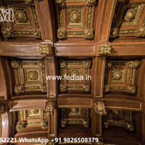 Wooden Classic Ceiling Design False Ceiling Pop No-10149