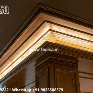 Wooden Classic Ceiling Design False Ceiling Jali Design No-10157