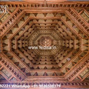 Wooden Classic Ceiling Design Gypsum Board False Ceiling Design No-10162
