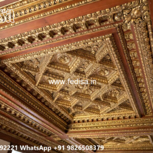 Wooden Classic Ceiling Design Plus Minus Pop Design For Room 2026 No-10168