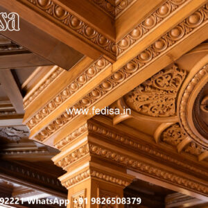 Wooden Classic Ceiling Design Best Color For Pop Design No-10171