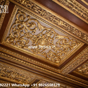 Wooden Classic Ceiling Design Simple Design Pop No-10179