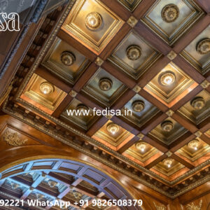 Wooden Classic Ceiling Design Chat Ceiling Design No-10192