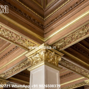 Wooden Classic Ceiling Design Simple Ceiling Border Design No-10200
