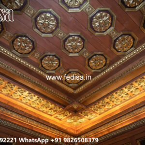Wooden Classic Ceiling Design Selling Pop Design No-10207