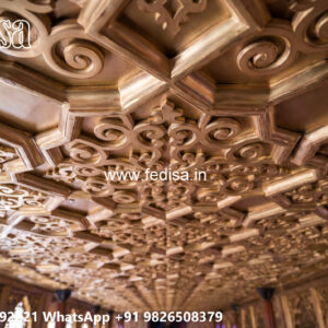 Wooden Classic Ceiling Design False Ceiling Pvc Design No-10210