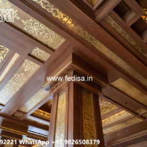 Wooden Classic Ceiling Design Pop Design For Porch Without Ceiling No-10220