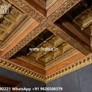 Wooden Classic Ceiling Design Kitchen Pop Ceiling Design No-10225