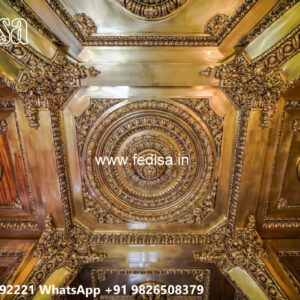 Wooden Classic Ceiling Design Latest Pop Design For Bedroom 2026 No-10228