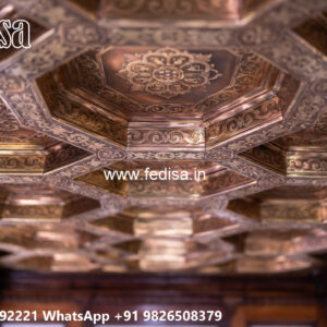 Wooden Classic Ceiling Design Latest Plus Minus Pop Design 2026 No-10232