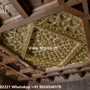 Wooden Classic Ceiling Design Pop Ke New Design No-10242