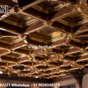 Wooden Classic Ceiling Design Pop Roof Light Design No-10244
