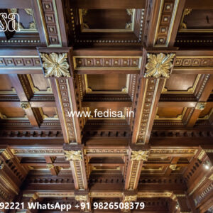 Wooden Classic Ceiling Design Pop Ke Phool No-10255