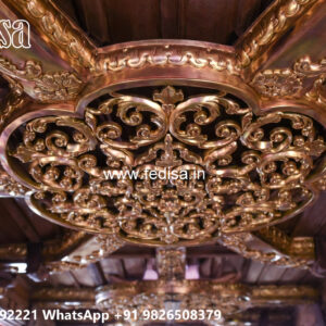 Wooden Classic Ceiling Design Pop Ka Design Minus Plus No-10259