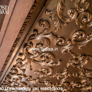 Wooden Classic Ceiling Design Latest False Ceiling No-10275