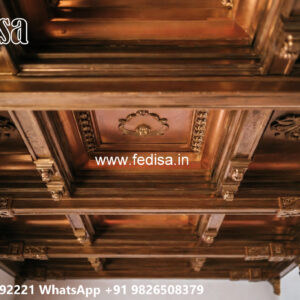 Wooden Classic Ceiling Design Pop Design For Small Room No-10282