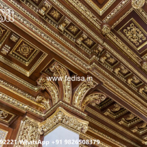 Wooden Classic Ceiling Design Simple Pop Design For Roof No-10283