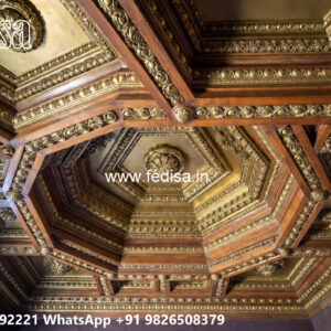 Wooden Classic Ceiling Design Pop It Design No-10284