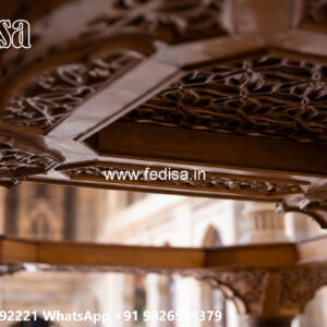 Wooden Classic Ceiling Design Pop Beading Design No-10289