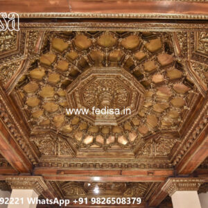 Wooden Classic Ceiling Design Latest Modern Pop Design For Hall 2026 No-10293
