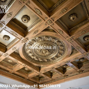 Wooden Classic Ceiling Design Pop Chhat Ki Design No-10298