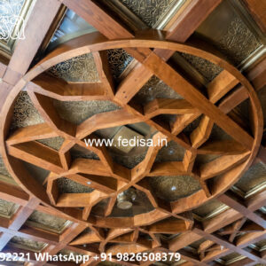 Wooden Classic Ceiling Design Porch False Ceiling Design No-10304