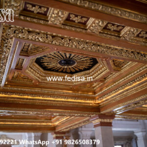 Wooden Classic Ceiling Design Flower Ceiling Design For Hall No-10311