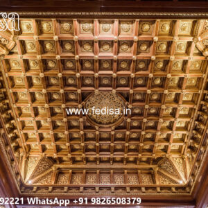 Wooden Classic Ceiling Design Pop Ceiling Design 2026 No-10324