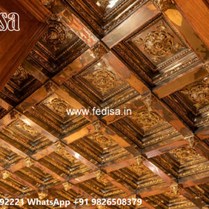 Wooden Classic Ceiling Design Pop Ring Design No-10327