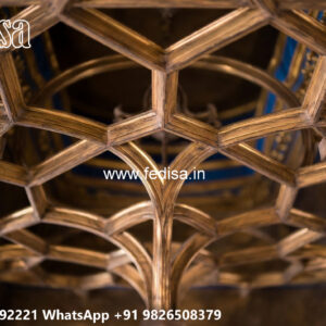 Wooden Classic Ceiling Design Pop Design For Bathroom Plus Minus No-10335
