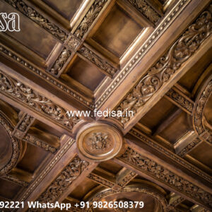 Wooden Classic Ceiling Design New Pop Design 2026 No-10350