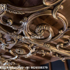 Wooden Classic Ceiling Design P0p Minus Plus Design No-10367