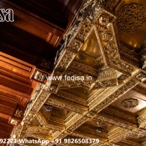 Wooden Classic Ceiling Design Pop Design Sada No-10385