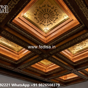 Wooden Classic Ceiling Design Pop Wooden Design No-10397