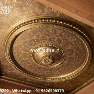 Wooden Classic Ceiling Design Pop Selig Dizain No-10439