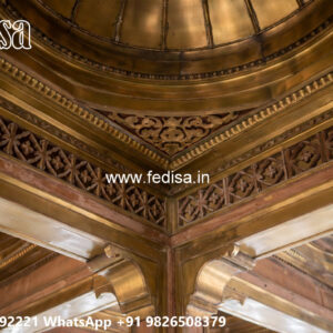 Wooden Classic Ceiling Design Pop Design For Tv Wall Unit No-10463