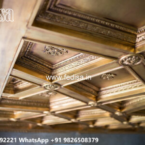 Wooden Classic Ceiling Design Bedroom Pop Design Simple No-10497