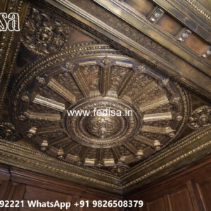 Wooden Classic Ceiling Design Latest Pop Design For Bedroom 2026 No-10500
