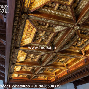 Wooden Classic Ceiling Design 16 15 Hall Pop Design No-10504