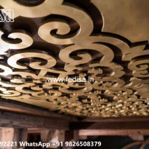 Wooden Classic Ceiling Design Pop Phool Patti Design No-10520