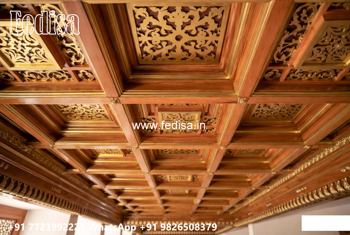 Wooden Classic Ceiling Design Pop Design For Kitchen Roof No-10535